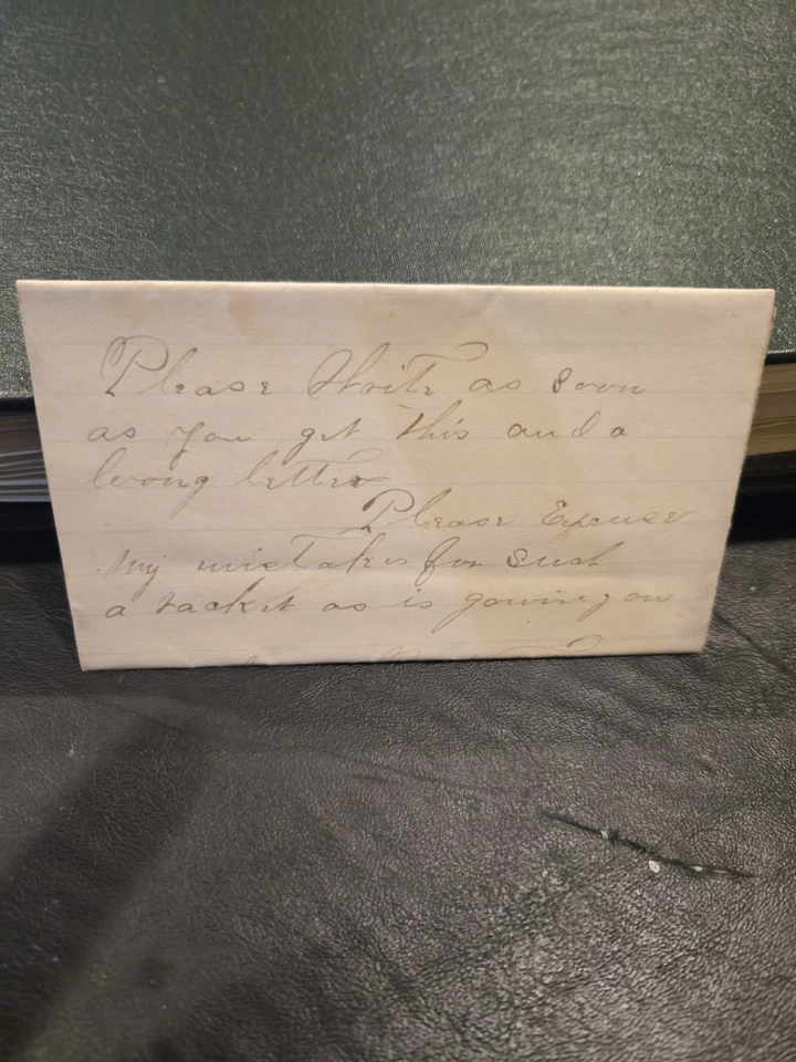 1888 Rare Dow Indiana Cover With Letter DPO 1868-1892 Cass County SR-5 - Image 3 of 3