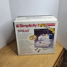 Simplicity Serger Easylock SL-370 Excellent 23 Stitch Functions New Open Box