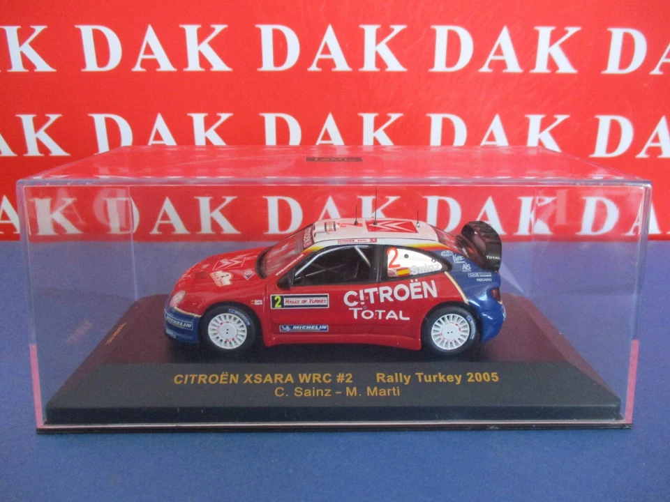 Die cast 1/43 Modellino Auto Citroen Xsara WRC Rally Turkey 2005 C. Sainz - Immagine 4 di 4