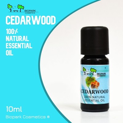 Cedarwood essential oil 10ml - Biopark Cosmetics