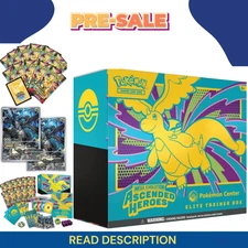 PRESALE Pokémon TCG Ascended Heroes Pokémon Center Elite Trainer Box ETB PRESALE