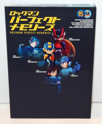 Mega Man Rockman Perfect Memories Art Strategy Guide Book JAPAN Capcom