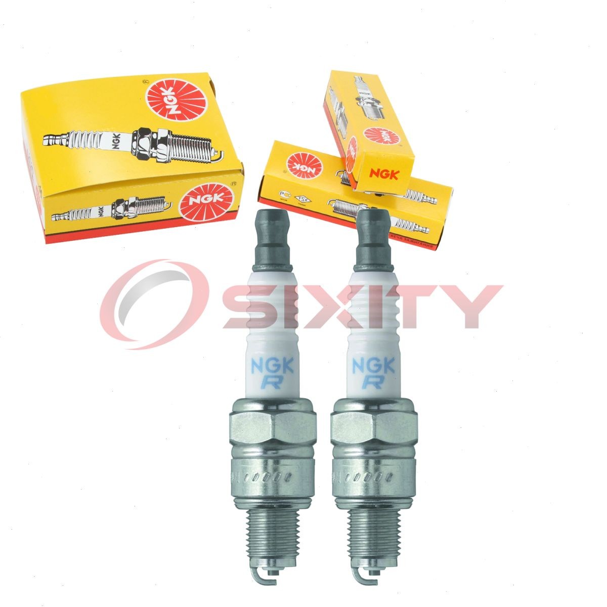 2 pc NGK 6500 CR6HSB Standard Spark Plugs for Z9YC 94709-00372 94702-00372 gx