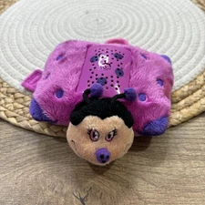 Pillow Pets Ladybug Mini Plush Bag Backpack Clip **LIGHTS DO NOT WORK***