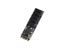 5 port Non-RAID SATA III 6Gbp/s to M.2 B M Key Adapter PCI-e 3.0 x2 Syba