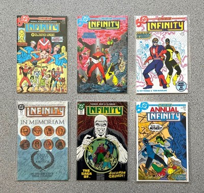 INFINITY INC. Lot - #19, 20, 21, 30, 39, Annual #1 (1985-87) Todd McFarlane VFN