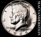 1966 Kennedy Half Dollar- SMS- Choice Gem Brilliant Unc- No Reserve #L5489