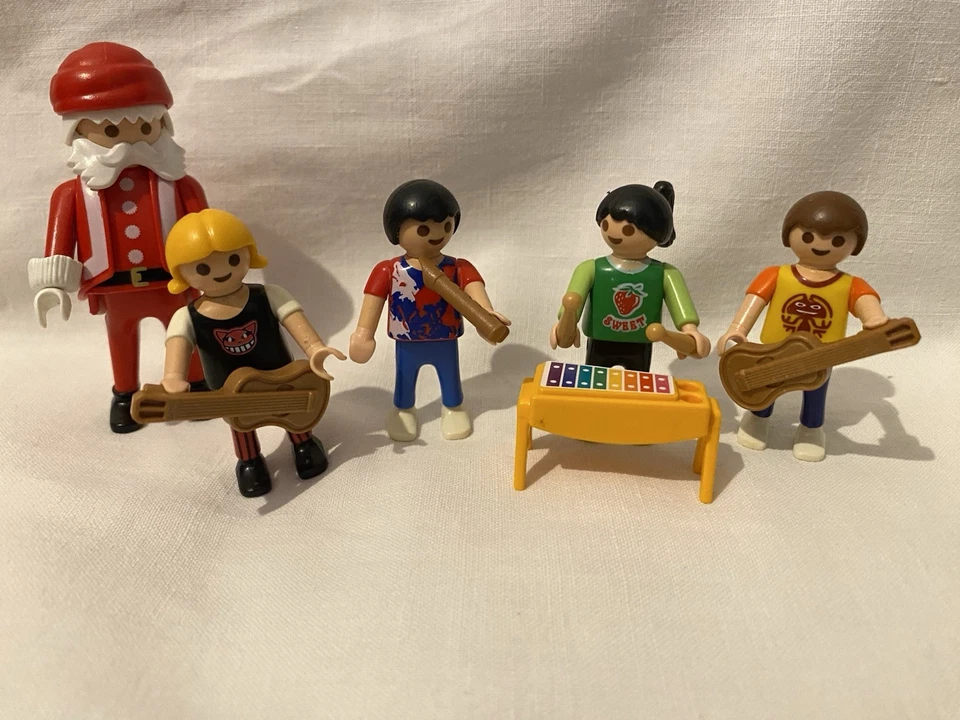 Playmobil Orchestre De Noël Des Enfants Musique Père Noël Christmas - Photo 1/1