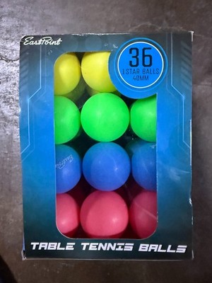 Eastpoint 36 count 40 mm table tennis balls New in Box