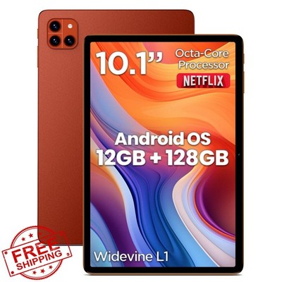 Callsky-Tab 10 Inch Android Tablet 12GB RAM 128GB Orange IPS