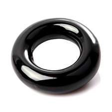 Golf Swing Weight Ring Training Aid Durable Metal Black Warm Up Tool