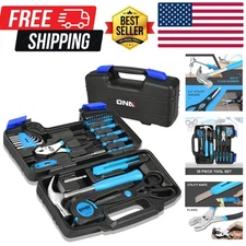 39-Piece Household Tool Set General Repair Small Hand Tool Kit Storage Case f...