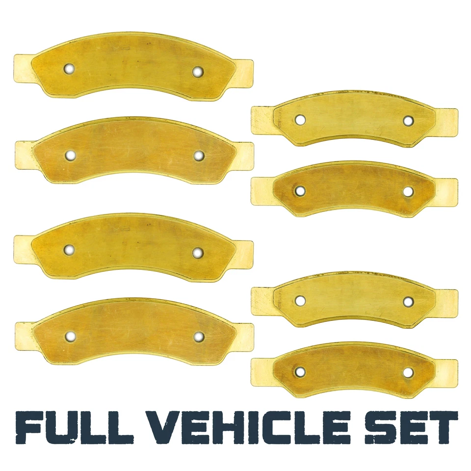 Can-Am Maverick R 2024-2025 Front & Rear Brass Brake Pad Full Vehicle Set - Image 2 of 4