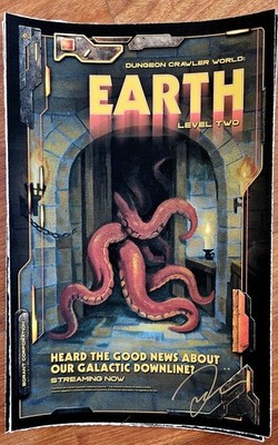 Dungeon Crawler Carl Level II Limited Ed. SOLD OUT Print Signedby Matt Dinniman 