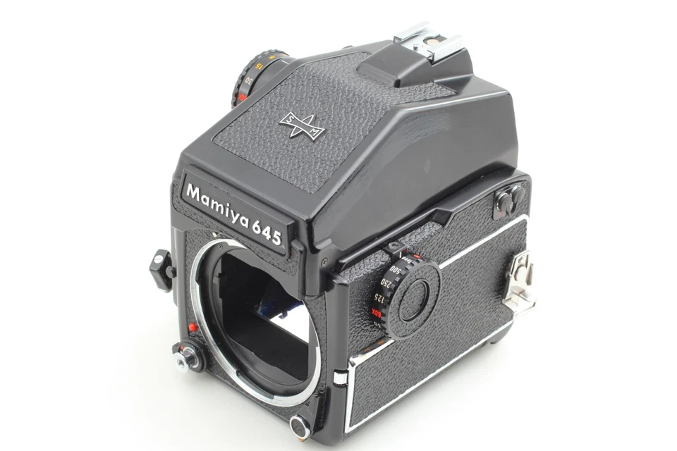 Medidor OK【N COMO NUEVO】 Mamiya M645 1000s cámara de formato medio buscador AE de Japón Foto 2 de 4