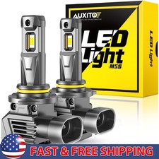 Auxito 9005 Led Headlight Bulb Kit Highlow Beam White Super Bright 6500k Canbus
