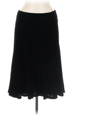 Carmen Marc Valvo Women Black Formal Skirt 8