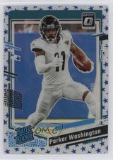 2023 Panini Donruss Optic Rated Rookie Stars Prizm Parker Washington #254 2l4
