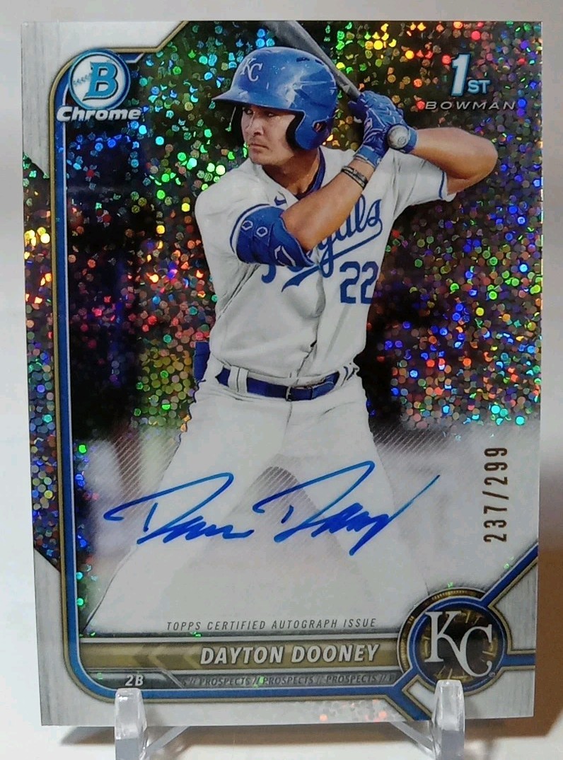 2022 Bowman Chrome 1st Bowman Dayton Dooney Speckle Auto/299