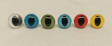 Sassy Bears 7.5mm Safety CAT Eyes for bears, dolls, crafts 10 pairs 