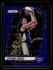 2024-25 Panini Prizm WNBA Blue Velocity Stephanie Soares Dallas Wings #47