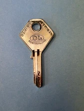 Vintage Rootes Group Key Blank, Dominion/Ilco #SR1, Taylor #B79K, NOS