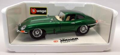 モデルカー Burago Jaguar E-Type Coupe 1/18 Burago 1/18 Scale Diecast 3018 - 1961 Jaguar E Type Coupe