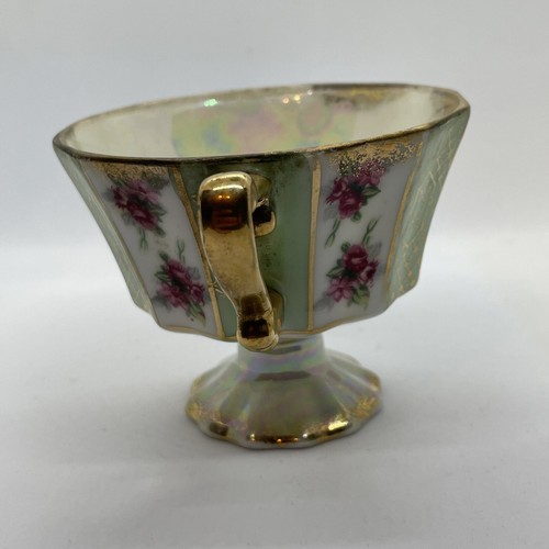 VTG Tea Cup Saucer 1978 Japan Stuckys Floral Fine Bone China Granny Core Cottage - Picture 10 of 15