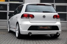 Gestec Duplex Sportauspuff Endschalldämpfer VW Golf VI je 1x90mm eingerollt