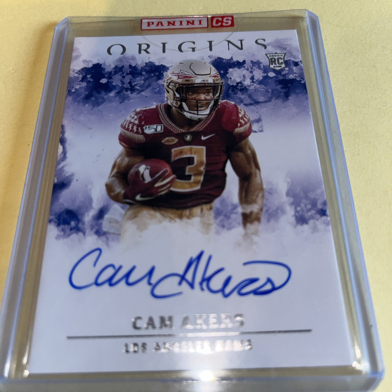 2020 Panini Origins - Rookie Autographs #RA-CA Cam Akers (AU, RC)