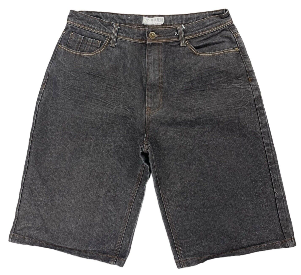 Most Official Seven Jorts Size 36 Gray MO7 Medium Wash Y2K Hip Hop