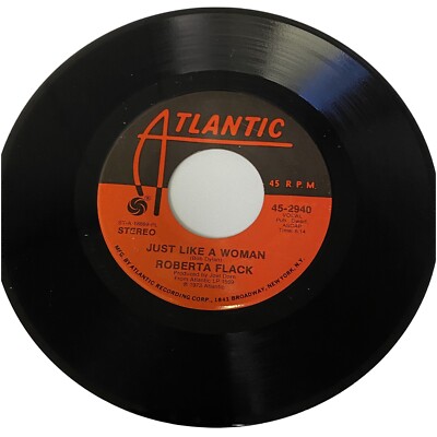 Roberta Flack - Just Like A Woman - Killing Me Softly With His Song - 45-2940
