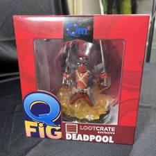 Deadpool Brand New Loot Crate Exclusive Marvel Q Fig Vinyl Figure QMX New in Box