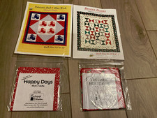 EXCLUSIVELY QUILTERS LUCY A. FAZELY PATRIOTIC RED & BLUEWORK AND BROKEN DISHES