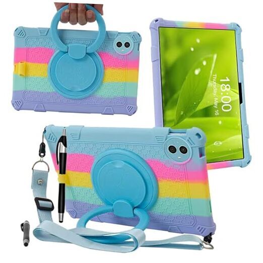 Teclast P50 11-inch Tablet Case Soft Anti-Stress Light Blue Cover-image