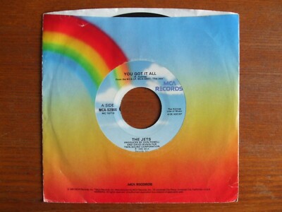 45T 7'' SP THE JETS YOU GOT IT ALL + BURN THE CANDLE 1985 US BOOGIE FUNK SOUL EX