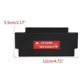 Cartridge Adapter Game Card Converter for Famicom FC 60 Pin to NES 72 Pin