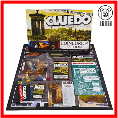 Cluedo Clue Edinburgh Edition Brettspiel Murder Mystery Hasbro Winning Moves 8+