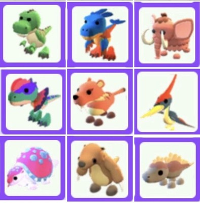 all adopt me dino pets all adopt me dino pets
