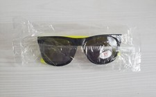 Black Neon Bright Yellow Sunglasses Shades UV Eye Protection NEW