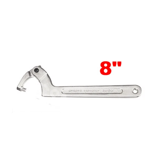 8in C Clamp Spanner Tool Adjustable Hook Wrench 32-76mm Motorcycle Suspension - Image 4 of 4