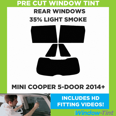 Vor Cut Fenster Tönung Folie für Mini Cooper 5-door Klappe 2014 +35% Light Heck
