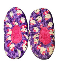 Hello Kitty Purple Girls House Slippers