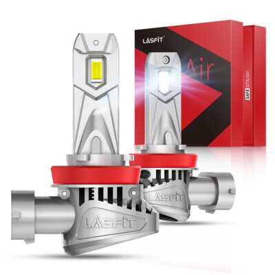Lasfit H11 H8 H16 LED Fog Light Bulbs 70W 7000LM Super Bright White LCair Series