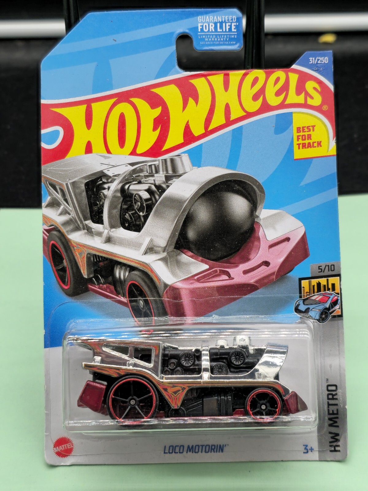 Hot Wheels 2022 HW Metro #5/10 Loco Motorin' #HCV73 1:64 Scale