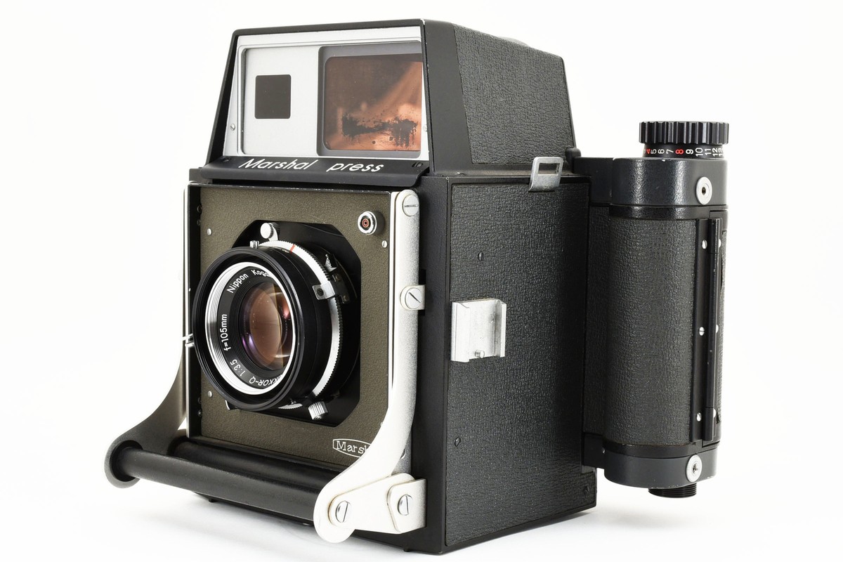 ★美品★マミヤ 6x9 + NIKKOR-Q 105mm F3.5 Rare MAMIYA Marshal Press 6x9 + NIKKOR-Q 105mm F3.5