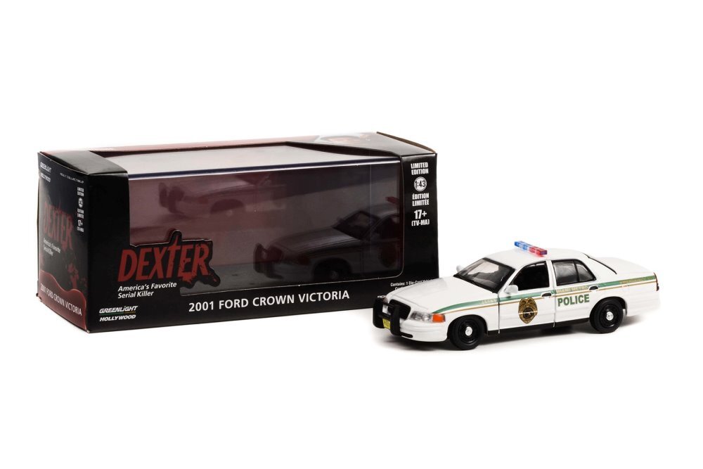 MIAMI PD 2001 FORD CROWN VICTORIA POLICE INTERCEPTOR 1/43 scale