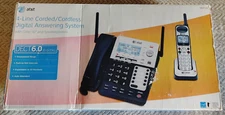 AT&T 4-Line Corded/Cordless Digital Answering System - SB67118