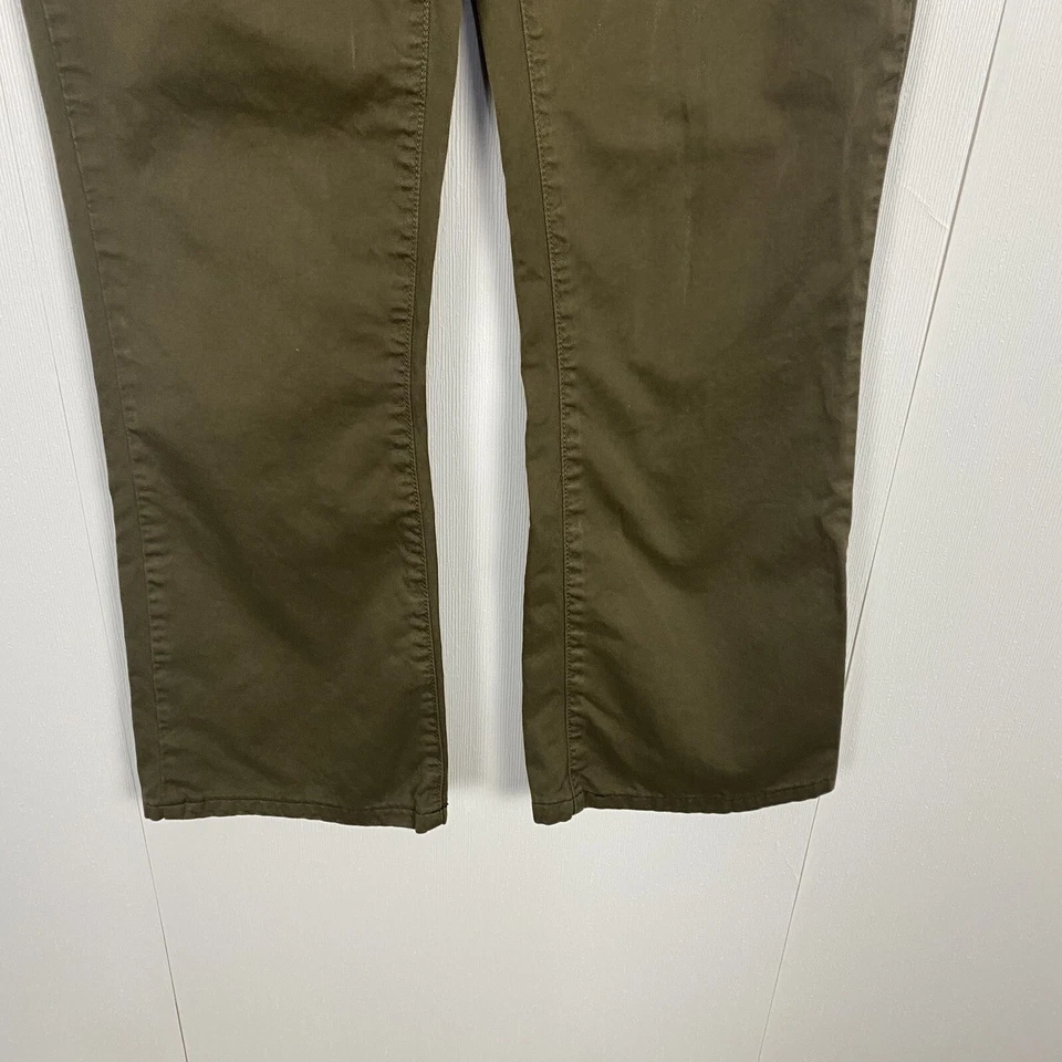 Dolce & Gabbana Women's Greenish Brown Trousers 100% Cotton Pants Size 27/41. - Image 3 of 4