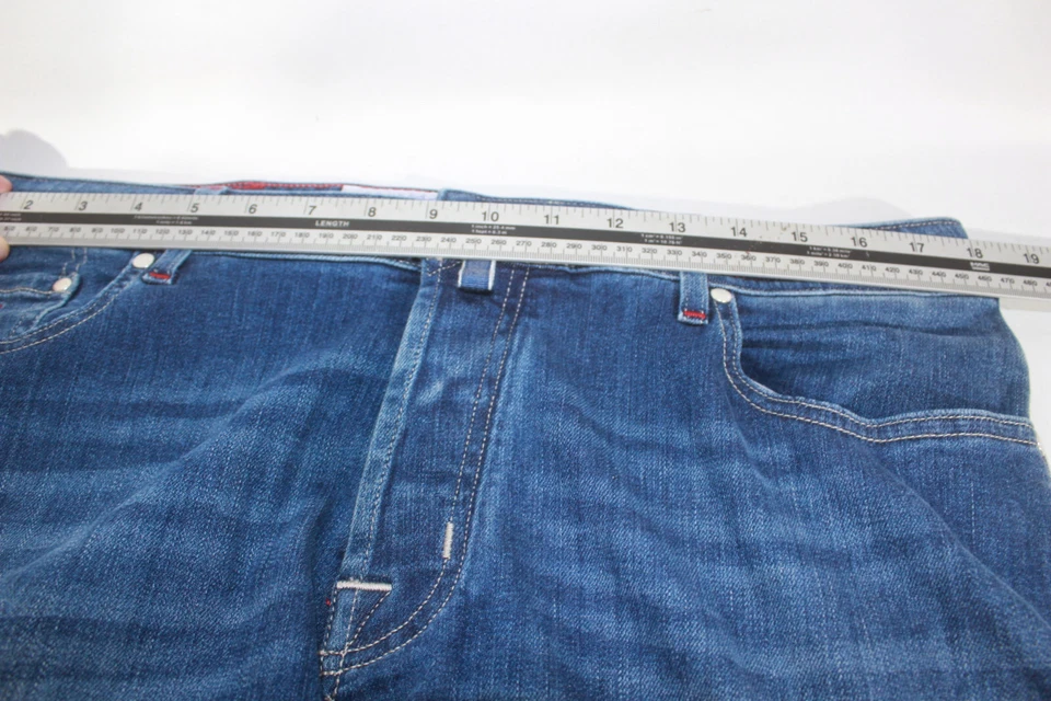 Jacob Cohen Mens Jeans W36" L32" Blue Designer J688 Comf Selvedge - Image 2 of 4